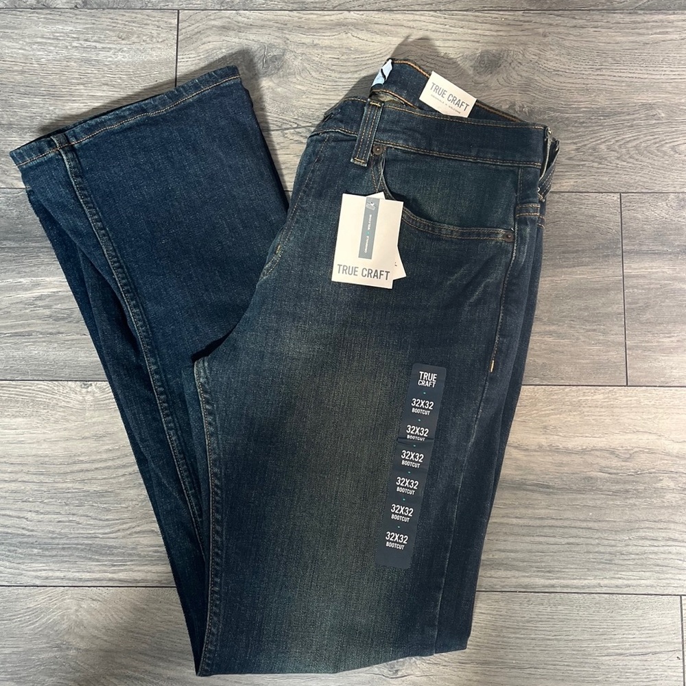NWT Mens True Craft Jeans Size 32x32 Bootcut